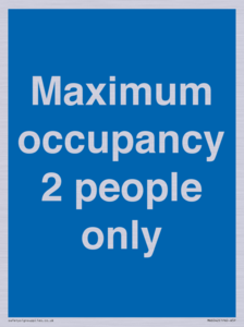 MA6042: Maximum occupancy 2 people only