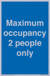 MA6042: Maximum occupancy 2 people only