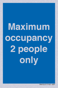 MA6042: Maximum occupancy 2 people only
