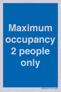 MA6042: Maximum occupancy 2 people only