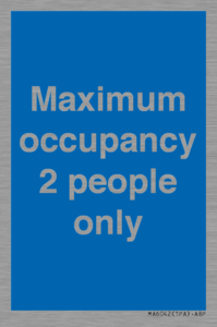 MA6042: Maximum occupancy 2 people only