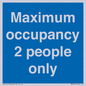 MA6042: Maximum occupancy 2 people only