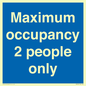 MA6042: Maximum occupancy 2 people only