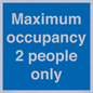 MA6042: Maximum occupancy 2 people only
