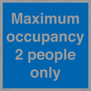 MA6042: Maximum occupancy 2 people only