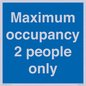 MA6042: Maximum occupancy 2 people only