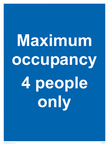 MA6043: Maximum occupancy 4 people only