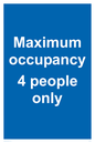 MA6043: Maximum occupancy 4 people only
