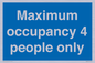 MA6043: Maximum occupancy 4 people only