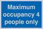 MA6043: Maximum occupancy 4 people only