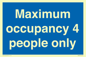 MA6043: Maximum occupancy 4 people only