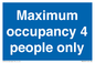MA6043: Maximum occupancy 4 people only