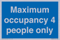 MA6043: Maximum occupancy 4 people only