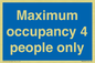 MA6043: Maximum occupancy 4 people only