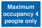 MA6043: Maximum occupancy 4 people only