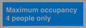 MA6043: Maximum occupancy 4 people only