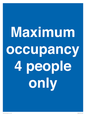 MA6043: Maximum occupancy 4 people only