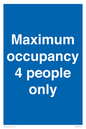 MA6043: Maximum occupancy 4 people only