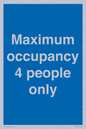 MA6043: Maximum occupancy 4 people only