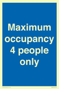 MA6043: Maximum occupancy 4 people only