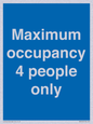 MA6043: Maximum occupancy 4 people only