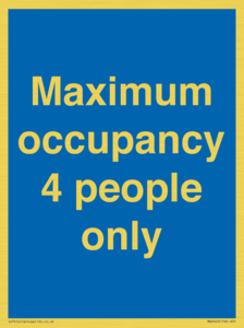 MA6043: Maximum occupancy 4 people only