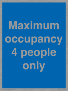 MA6043: Maximum occupancy 4 people only