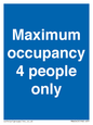 MA6043: Maximum occupancy 4 people only