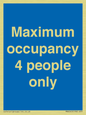 MA6043: Maximum occupancy 4 people only