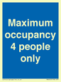 MA6043: Maximum occupancy 4 people only