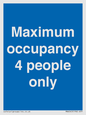 MA6043: Maximum occupancy 4 people only