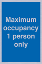 MA6044: Maximum occupancy 1 person only