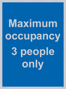 MA6086: Maximum occupancy 3