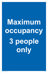 MA6086: Maximum occupancy 3