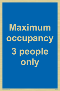 MA6086: Maximum occupancy 3