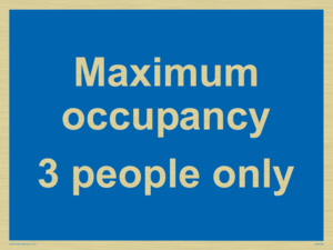 MA6086: Maximum occupancy 3