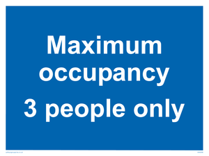 MA6086: Maximum occupancy 3