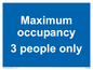 MA6086: Maximum occupancy 3