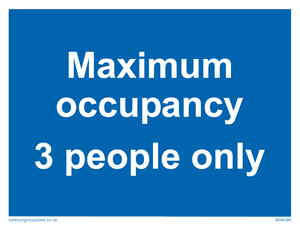 MA6086: Maximum occupancy 3