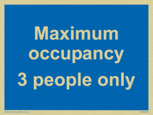 MA6086: Maximum occupancy 3