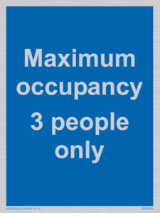 MA6086: Maximum occupancy 3