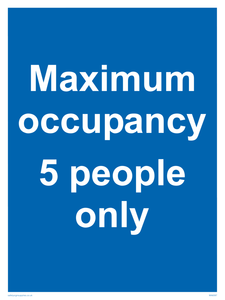 MA6087: Maximum occupancy 3