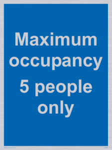 MA6087: Maximum occupancy 3