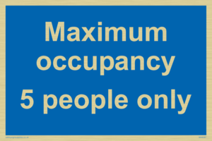 MA6087: Maximum occupancy 3