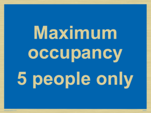 MA6087: Maximum occupancy 3