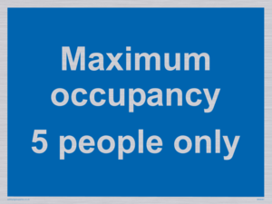 MA6087: Maximum occupancy 3