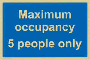 MA6087: Maximum occupancy 3