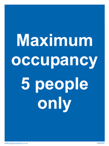 MA6087: Maximum occupancy 3