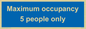 MA6087: Maximum occupancy 3