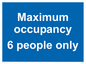 MA6088: Maximum occupancy 6